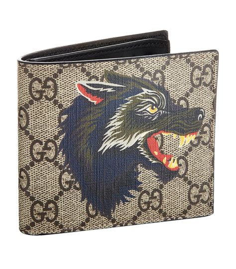 gucci wolf wallet replica|is gucci wallet real.